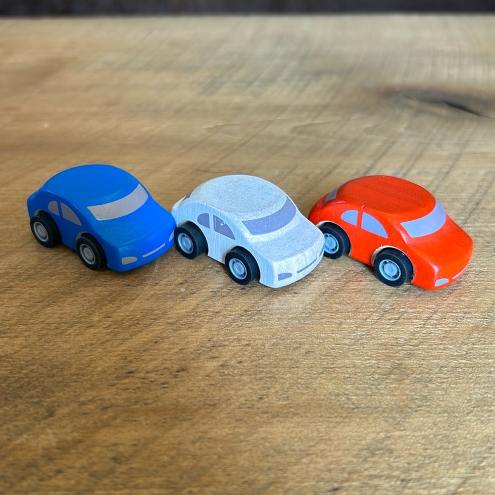 Plan Toys Mini Wooden Cars